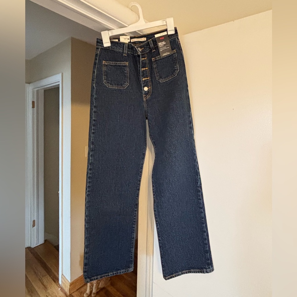 Levi’s ribcage straight ankle jeans